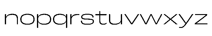FLArtGrotesk WideFine Font LOWERCASE