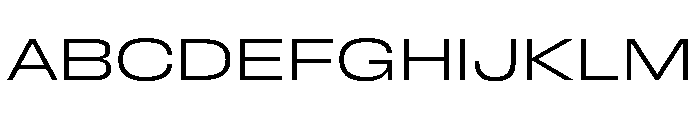 FLArtGrotesk WideLight Font UPPERCASE