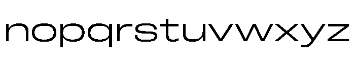 FLArtGrotesk WideLight Font LOWERCASE