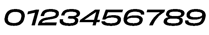 FLArtGrotesk WideMediumItalic Font OTHER CHARS