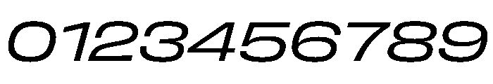 FLArtGrotesk WideRegularItalic Font OTHER CHARS