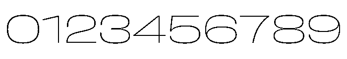 FLArtGrotesk WideThin Font OTHER CHARS