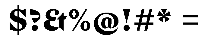 FLPrefere Bold Font OTHER CHARS