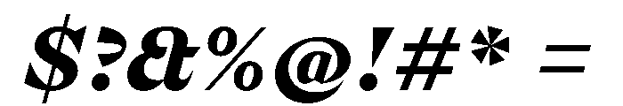 FLPrefere BoldItalic Font OTHER CHARS