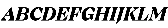 FLPrefere BoldItalic Font UPPERCASE