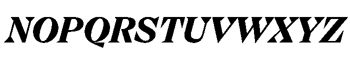 FLPrefere BoldItalic Font UPPERCASE
