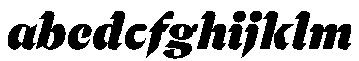 FLPrefere HeavyItalic FONT