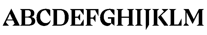 FLPrefere Medium Font UPPERCASE