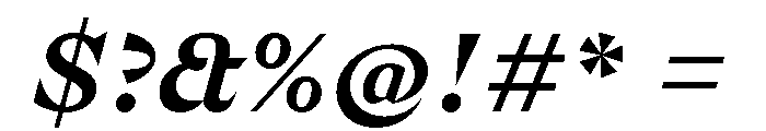FLPrefere MediumItalic Font OTHER CHARS