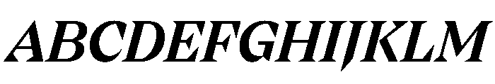 FLPrefere MediumItalic Font UPPERCASE