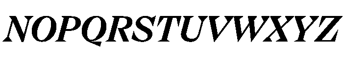 FLPrefere MediumItalic Font UPPERCASE