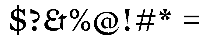 FLPrefere Regular Font OTHER CHARS