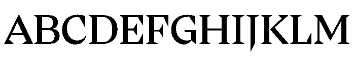 FLPrefere Regular Font UPPERCASE
