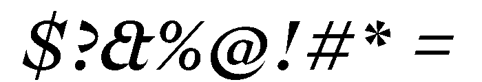 FLPrefere RegularItalic Font OTHER CHARS