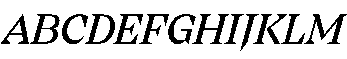 FLPrefere RegularItalic Font UPPERCASE