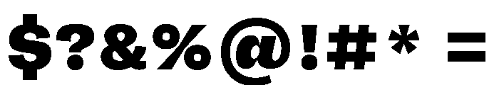 FLRare Black Instance Font OTHER CHARS