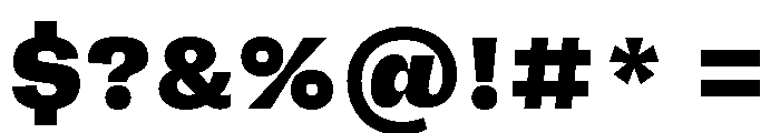 FLRare Black Font OTHER CHARS