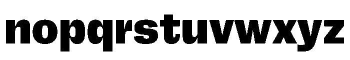 FLRare Black Font LOWERCASE