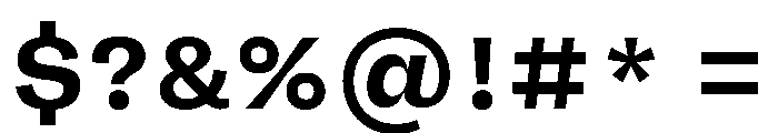 FLRare Bold Instance Font OTHER CHARS