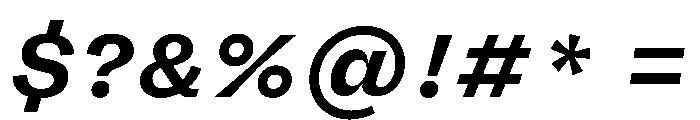 FLRare BoldItalic Instance Font OTHER CHARS