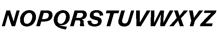 FLRare BoldItalic Instance Font UPPERCASE