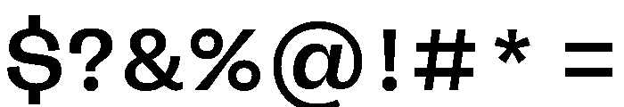 FLRare DisplayMedium Instance Font OTHER CHARS