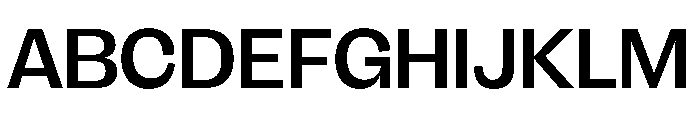 FLRare DisplayMedium Instance Font UPPERCASE