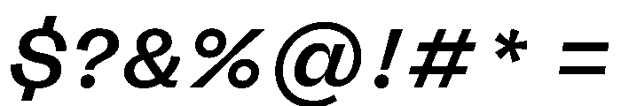 FLRare DisplayMediumItalic Instance Font OTHER CHARS