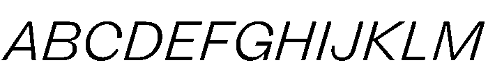 FLRare FineItalic Instance Font UPPERCASE