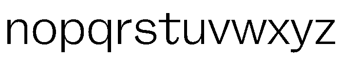 FLRare Fine Font LOWERCASE