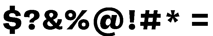 FLRare Heavy Instance Font OTHER CHARS