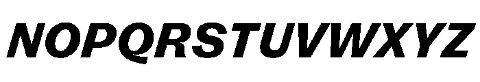FLRare HeavyItalic Instance Font UPPERCASE