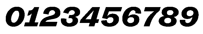 FLRare HeavyItalic Font OTHER CHARS