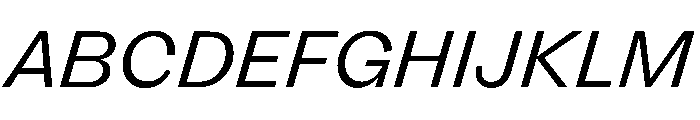 FLRare LightItalic Font UPPERCASE