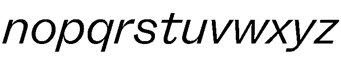 FLRare LightItalic Font LOWERCASE