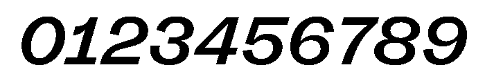 FLRare MediumItalic Font OTHER CHARS