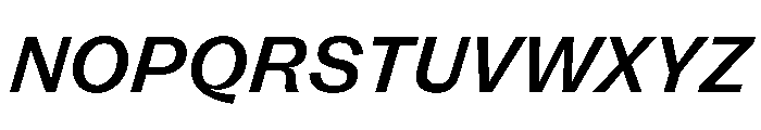 FLRare MediumItalic Font UPPERCASE