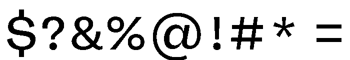 FLRare Regular Instance Font OTHER CHARS