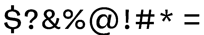 FLRare Regular Font OTHER CHARS