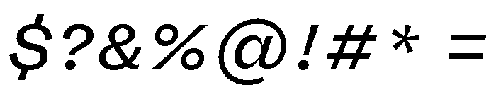 FLRare RegularItalic Instance Font OTHER CHARS
