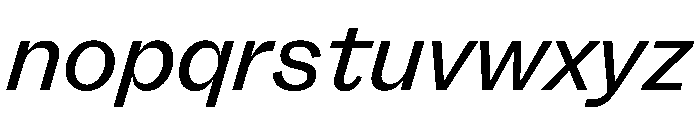 FLRare RegularItalic Instance Font LOWERCASE
