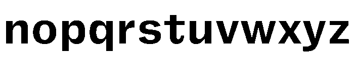 FLRare TextBold Instance Font LOWERCASE