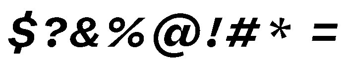 FLRare TextBoldItalic Instance Font OTHER CHARS