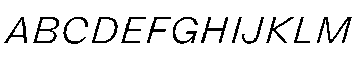 FLRare TextFineItalic Instance Font UPPERCASE