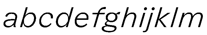 FLRare TextFineItalic Instance FONT