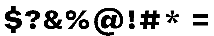 FLRare TextHeavy Instance Font OTHER CHARS