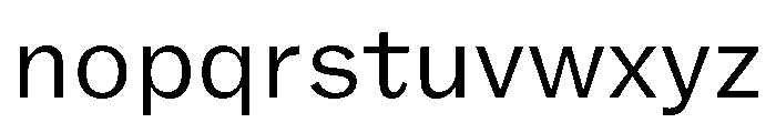 FLRare TextLight Instance Font LOWERCASE