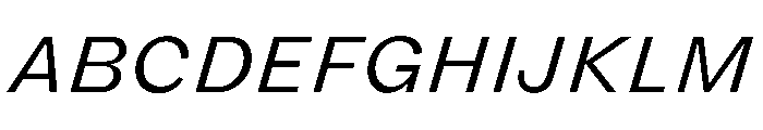 FLRare TextLightItalic Instance Font UPPERCASE