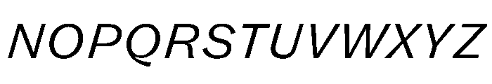 FLRare TextLightItalic Instance Font UPPERCASE