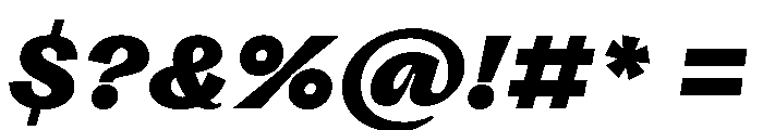 FLRareCursive Black Instance Font OTHER CHARS